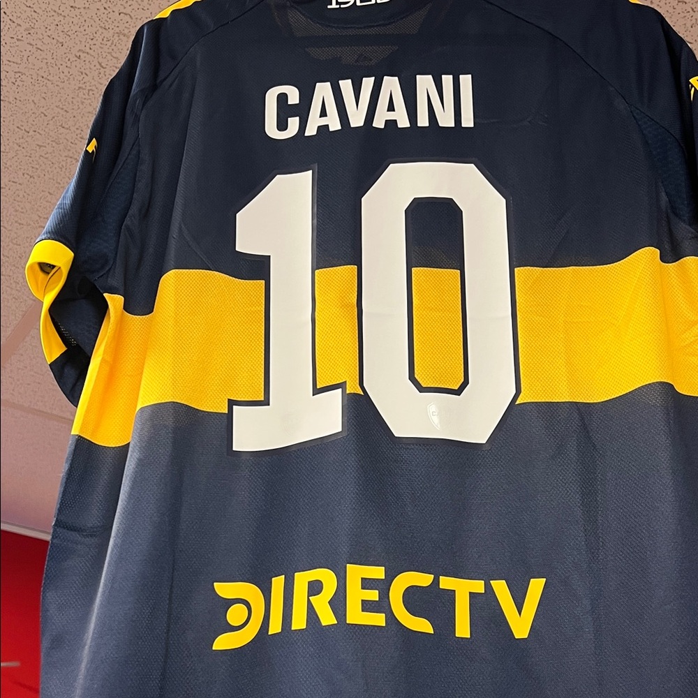 CAVANI aunthentic  boca junior jersey 2xl slim fit 2025